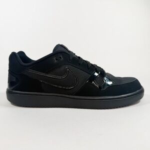 Nike Court Tradition 2 Black Sneakers Mens 12 Leather Low Top Casual Shoes